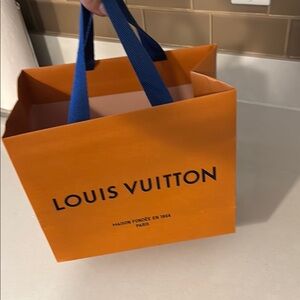 Louis Vuitton Orange Shopping Bag